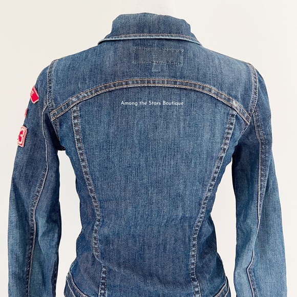 Super Rare Y2K Vintage Juicy Couture Denim Jacket ASO Rachel Green in Friends - Picture 14 of 14